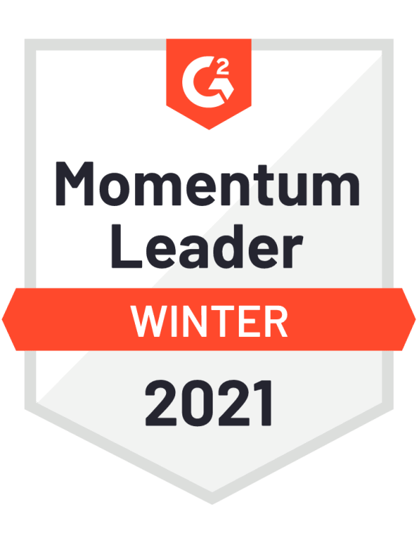 Winter 2021 G2 Momentum Leader Winter 2021 G2 Momentum Leader